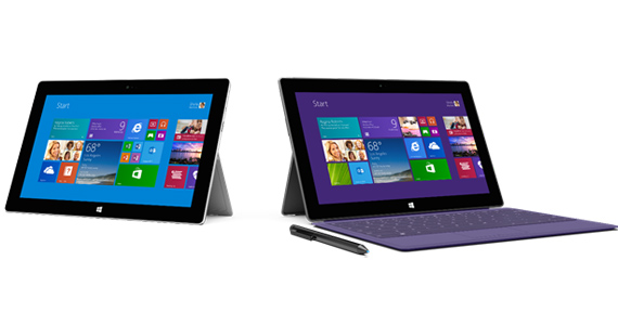 Microsoft Surface, Microsoft Surface 2 και Surface 2 Pro, Επίσημα
