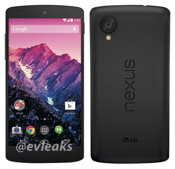 Nexus 5 1η Οκτωβρίου, Nexus 5, Το λευκό μοντέλο και κυκλοφορία 1 Νοεμβρίου