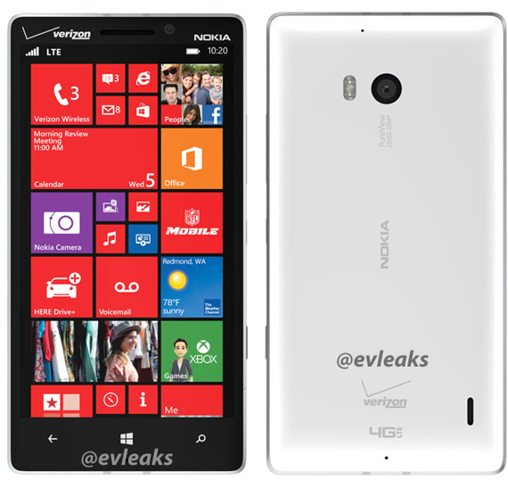 Nokia Lumia 929, Nokia Lumia 929, Νέα διαρροή το δείχνει σε λευκό, 2510mAh η μπαταρία του