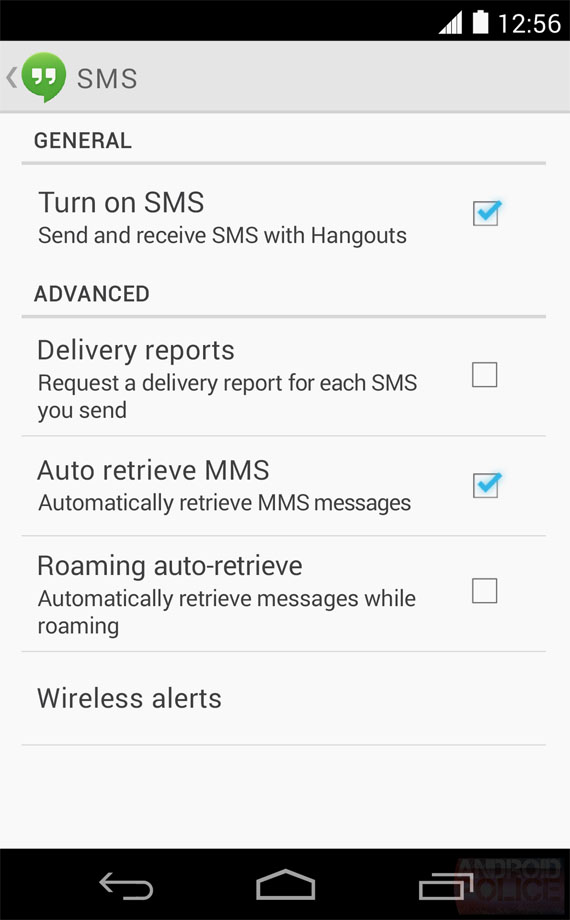 Google Hangouts, Google Hangouts 1.3, Θα ενσωματώνει SMS και MMS;