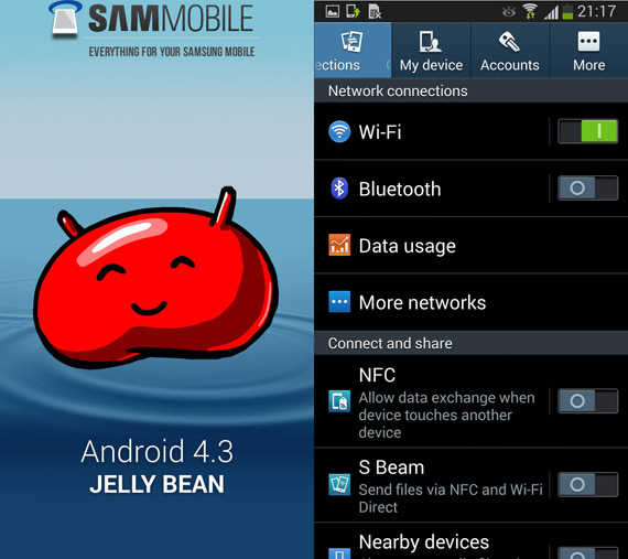 Android 4.3 Jelly Bean Samsung Galaxy S III, Διέρρευσε η έκδοση Android 4.3 Jelly Bean για το Samsung Galaxy S III