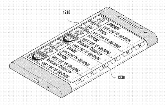 Samsung, Samsung, Κατέθεσε πατέντα για κινητό με &#8220;wrap around&#8221; οθόνη