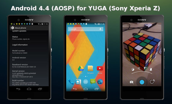 Sony Xperia Z Android 4.4 KitKat, Sony Xperia Z, Έτοιμη η ανεπίσημη Android 4.4 KitKat ROM