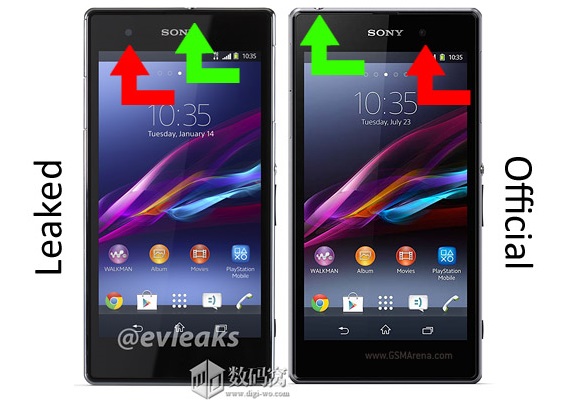Sony Xperia Z1, Sony Xperia Z1, Με αλλαγές η έκδοση της T-Mobile