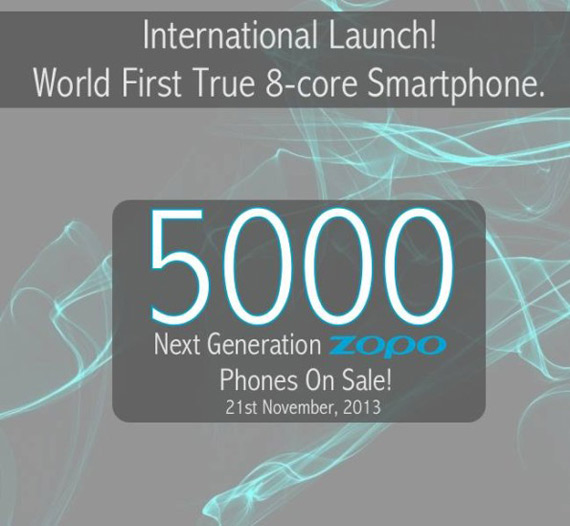 Zoppo 8-core smartphone, ZOPO, Το πρώτο πραγματικά οκταπύρηνο smartphone κυκλοφορεί