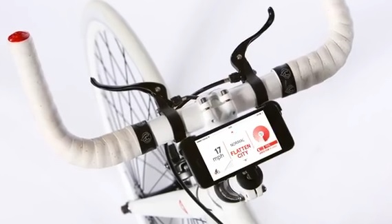 Τροχός της Κοπεγχάγης, Τροχός της Κοπεγχάγης, Κάνει το ποδήλατο ηλεκτρικό, συνεργάζεται με το κινητο σου