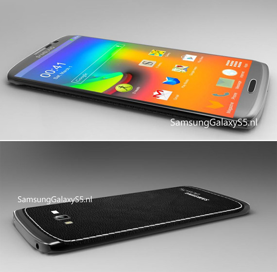 Samsung Galaxy S5 leather concept, Samsung Galaxy S5 leather concept