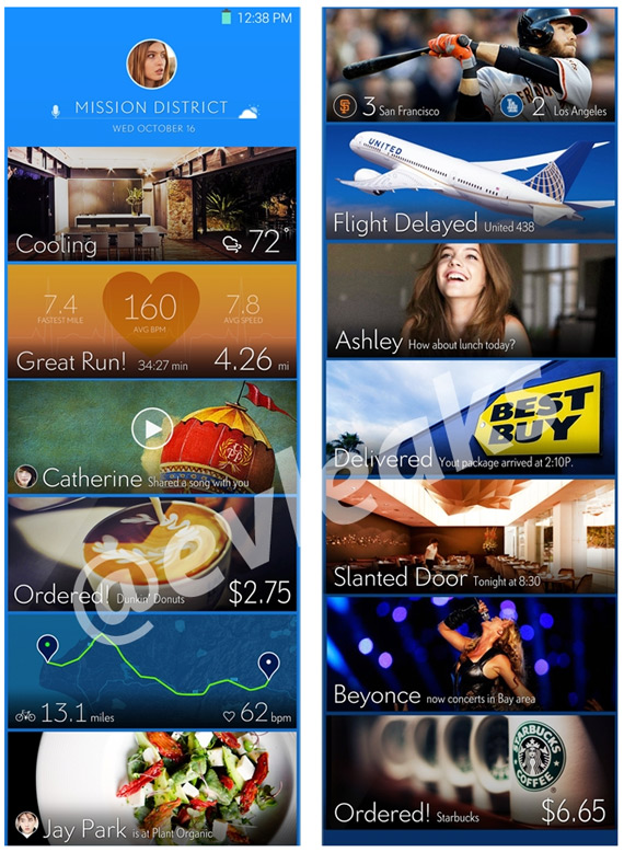 Samsung TouchWiz, Samsung TouchWiz, Νέα screenshots από το νέο UI