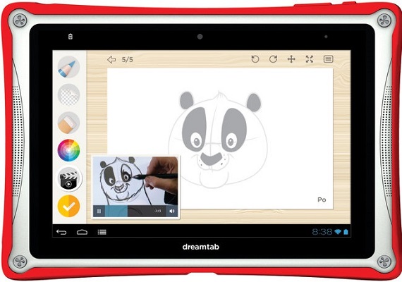 Dreamtab, Dreamtab, 8ιντσο tablet για παιδιά από τις DreamWorks και Fuhu