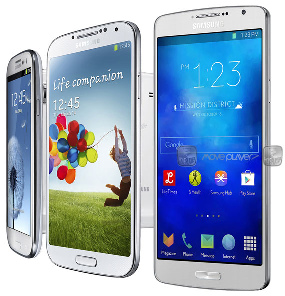 Samsung Galaxy S5 concept, Samsung Galaxy S5 concept πλάι στα S4 και S III