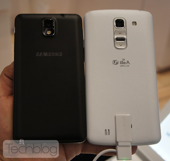 , LG G Pro 2 εναντίον Samsung Galaxy Note 3 hands-on [MWC 2014]