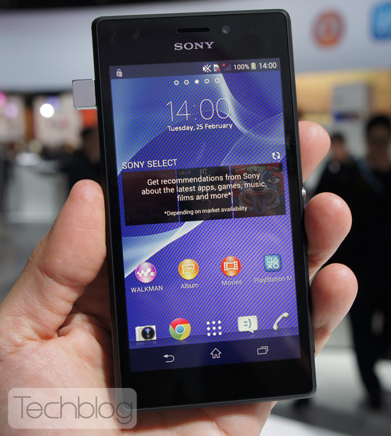 , Sony Xperia M2 hands-on [MWC 2014]