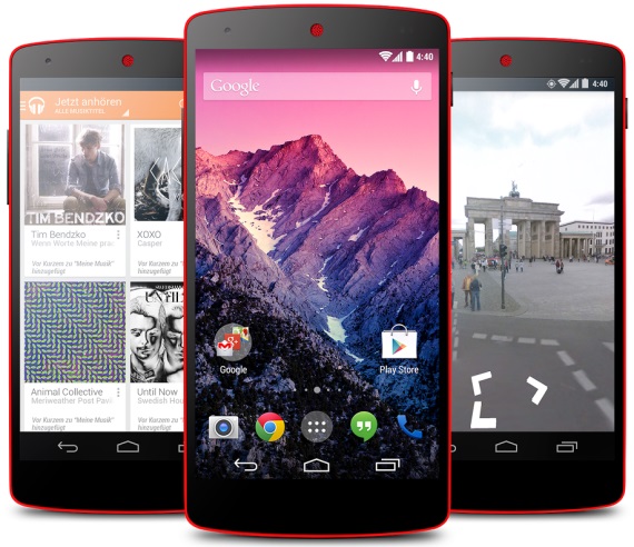 Nexus 5 red, Nexus 5, Διαθέσιμο σε κόκκινο χρώμα