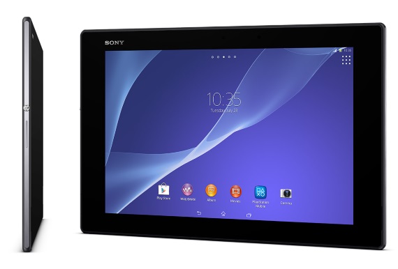 Sony Xperia Z2 Tablet, Sony Xperia Z2 Tablet, επίσημα στο MWC, Τετραπύρηνο, λεπτό και αδιάβροχο, 529 ευρώ