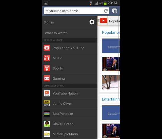 , Νέα mobile εμφάνιση για το YouTube