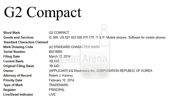 LG G2 Compact, LG G2, Μετά το Mini έρχεται το Compact;