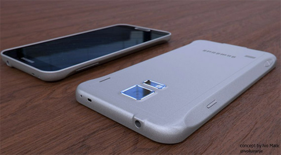 , Samsung Galaxy F,  Νέο concept με μεταλλική θήκη