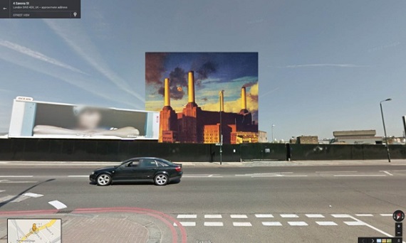 Google Street View, Google Street View, Προσθέτει εξώφυλλα από κλασικά άλμπουμ σε εικόνες