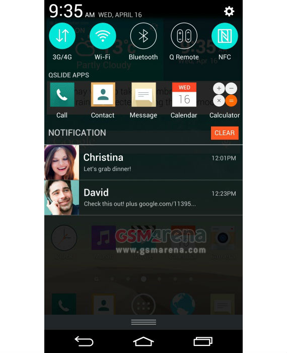 , LG G3, screenshots επιβεβαιώνουν QHD οθόνη και Optimus UI