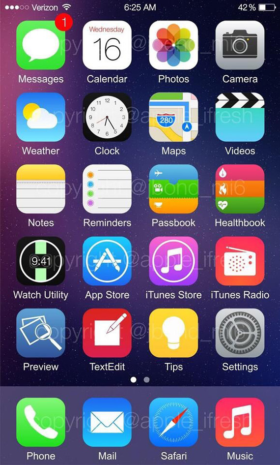 , Watch Utility, Εμφανίζεται σε νέες φωτογραφίες του iOS 8