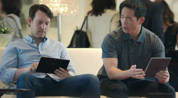 , Οι διαφημίσεις της Samsung που τα βάζουν με τo iPad