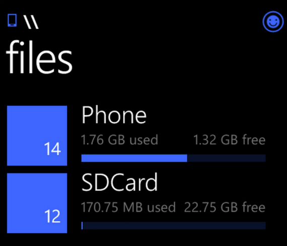 , Belfiore, επιβεβαιώνει File Manager στα Windows Phone