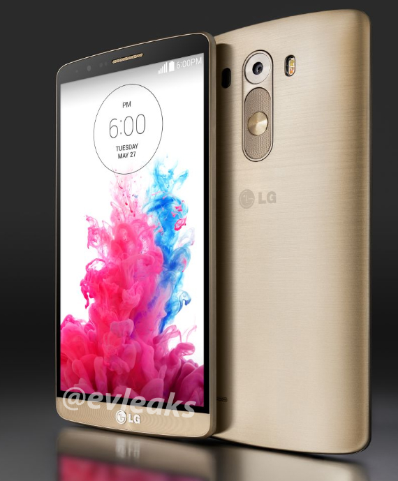 , LG G3, νέα renders δείχνουν απλή οθόνη κλειδώματος