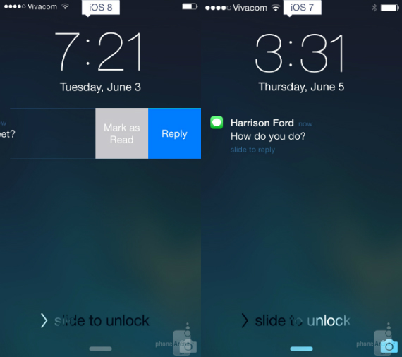 , iOS 8 vs iOS 7, το πριν και το μετά σε εικόνες