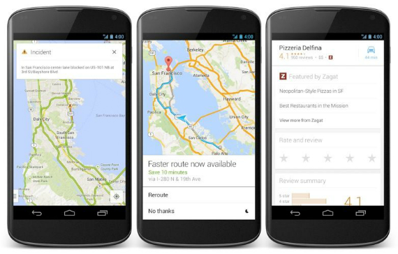 google maps, Google Maps, φέρνει φωνητικές εντολές και ενημερώνει τους ποδηλάτες για ανηφόρες