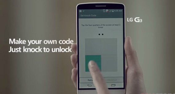 , Τα χιουμοριστικά βιντεάκια της LG για το Knock Code του G3