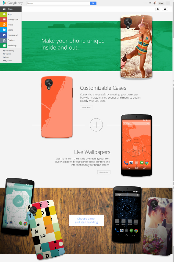 google custom θήκες, Google, ετοιμάζει online store να φτιάχνεις δικές σου θήκες και live wallpapers