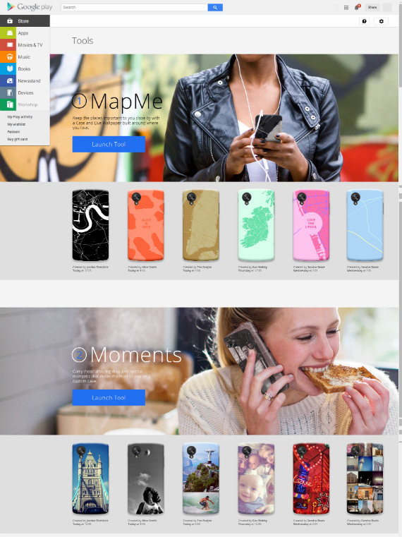 google custom θήκες, Google, ετοιμάζει online store να φτιάχνεις δικές σου θήκες και live wallpapers