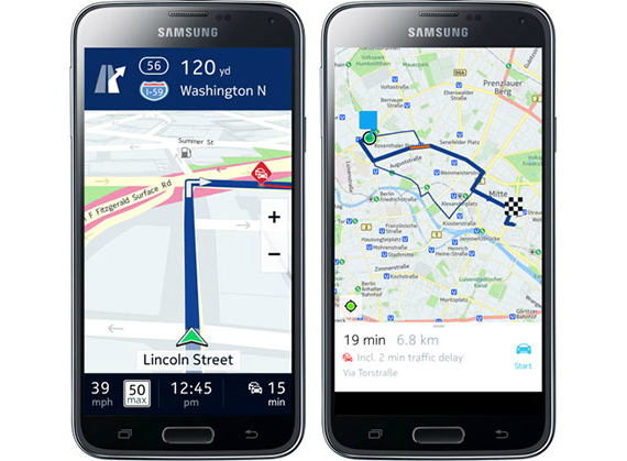 here maps to galaxy, Nokia και Samsung φέρνουν το HERE Maps στο Android- αποκλειστικά στα Galaxy