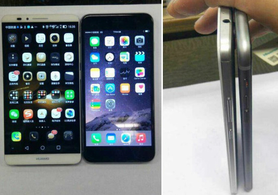 huawei trolls iphone 6 plus, O CEO της Huawei τρολάρει τα bezels του iPhone 6 Plus