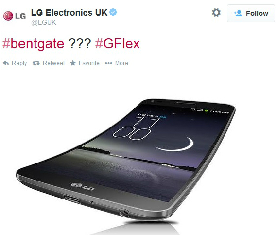 lg trolls apple, LG UK, τρολάρει την &#8220;κυρτή&#8221; οθόνη του iPhone 6 Plus με το G Flex
