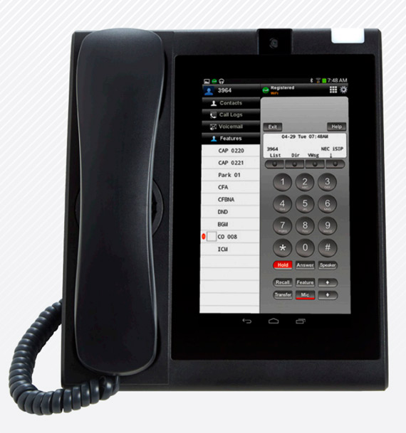 NEC UT880, NEC UT880, Σταθερό τηλέφωνο με οθόνη 7 ιντσών