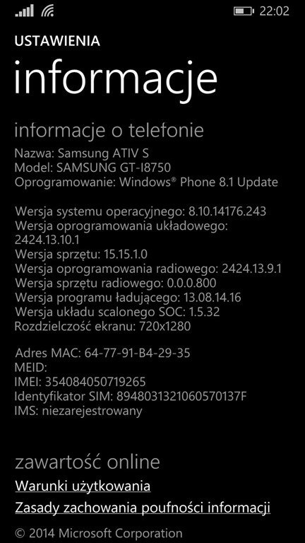 samsung ativ s update windows phone 8.1, Samsung Ativ S, Αναβάθμιση σε Windows Phone 8.1 Update 1 [Πολωνία]