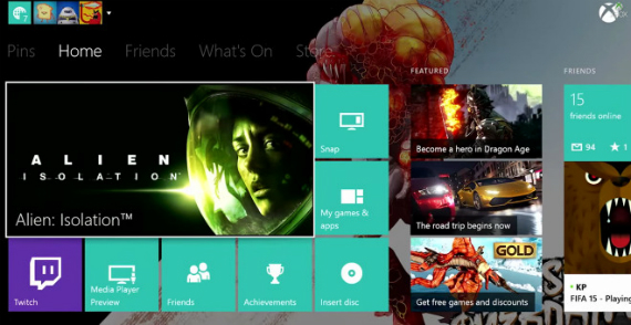 xbox one update, Xbox One, σημαντικό update με custom backgrounds και ενσωμάτωση Twitter