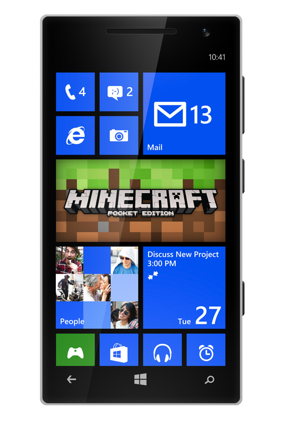 Minecraft Windows Phone 8.1, Minecraft Pocket Edition για Windows Phone 8.1