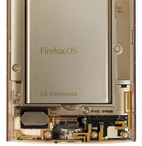 lg-fx0 firefox, LG Fx0, Με Firefox OS και διάφανο πίσω καπάκι