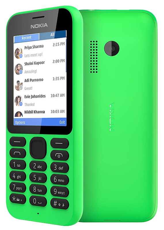 nokia 215, Nokia 215, το πιο οικονομικό κινητό της Microsoft με σύνδεση στο ίντερνετ
