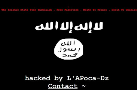 γαλλικές ιστοσελίδες θύματα χάκερς, Χιλιάδες γαλλικές ιστοσελίδες στο στόχαστρο ισλαμιστών χάκερς