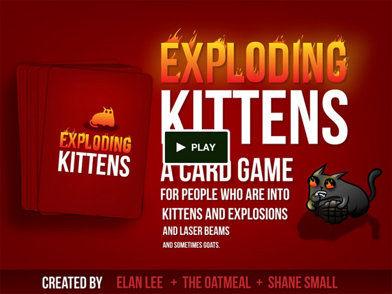 Exploding Kittens, Exploding Kittens: Το παιχνίδι που έσπασε ρεκόρ στο Kickstarter