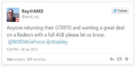 AMD R9 290X, Απογοητευμένοι χρήστες της Nvidia στρέφονται στην AMD R9 290X