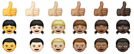 apple diversive emoji, Τα νέα πολυπολιτισμικά emoji της Apple χωρίς σεξουαλικές διακρίσεις