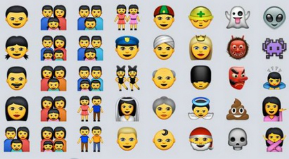 apple diversive emoji, Τα νέα πολυπολιτισμικά emoji της Apple χωρίς σεξουαλικές διακρίσεις