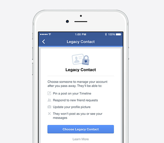 facebook legacy contact, Facebook: Επέλεξε ποιος κληρονομεί το προφίλ σου μετά θάνατον