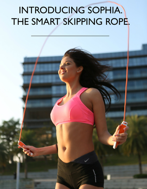 sophia smart jump rope, Sophia: Το έξυπνο σχοινάκι που συνδέεται με το κινητό