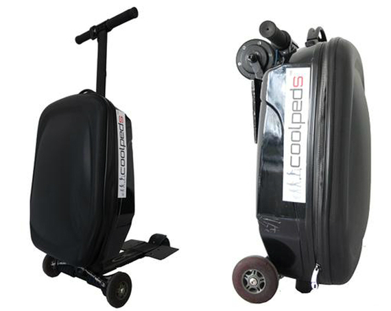 coolpeds briefcase, Coolpeds: Βαλίτσα με e-scooter για να προλάβεις την πτήση σου
