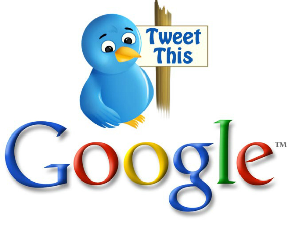 twitter και google συνεργασία, Twitter: Εμφάνιση tweets στα αποτελέσματα αναζήτησης της Google